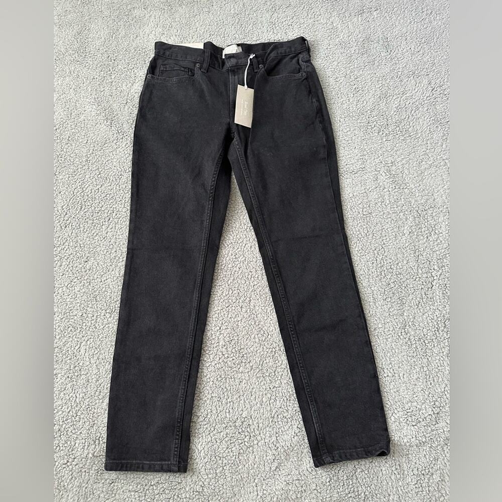 👉 Everlane Size 31 x 30 Women’s Low Stretch Slim Fit Organic Cotton Black Jeans
